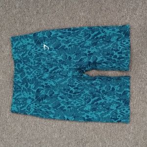 Gymshark adapt butterfly teal bike shorts